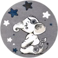 FLHF lasten matto Tinies Elephant 140x140 cm