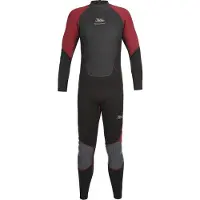 Trespass Nitrox 3 Mm Pitkähihainen Neopreenipuku Jossa Vetoketju Selässä