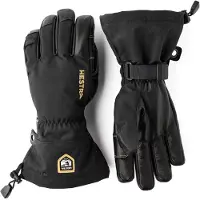 Hestra Army Leather Gore-Tex - 5 Finger Black/Black - 6