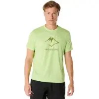Asics Men's Fujitrail Logo Short Sleeve Top Lime Green/huddle Yellow/cactus Lyhythihainen treenipaita XS