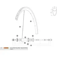 Mavic Ellipse 2011 Front Pinna 10 Yksiköt