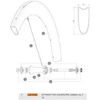 Mavic Comete Pro Carbon Sl Tubular 19 Front Vanteet