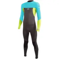 Ocean & Earth One Free Flex 3/2 Mm Pitkähihainen Neopreenipuku Jossa Vetoketju Selässä