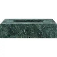 Mette Ditmer Marble nenäliinalaatikko 14x25,5 cm Tummametsä