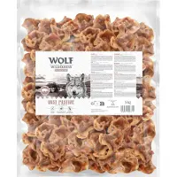 Wolf of Wilderness 5kg "Vast Pasture" siankorvat koiran välipalat