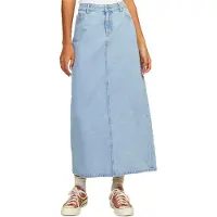 Jack & Jones Aura Denim Jjxx Korkeavyötäröinen Pitkä Hame