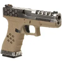 Aw Custom Vx0110 Hex-cut Metal Version Gbb Airsoft-pistooli