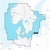 Garmin Naeu645l  etelä-skandinavian Ja Pohjois-saksan Navionics-merikartat + Micro Sd/sd-kortti