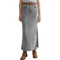 Scotch & Soda Black Denim Pitkä Hame