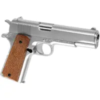 Kwc M1911 Silver Spring Gun Airsoft-pistooli