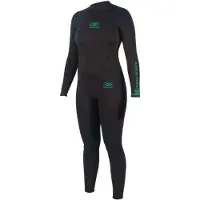 Ocean & Earth Surf School 3 Mm Naisten Pitkähihainen Neopreenipuku Jossa Vetoketju Selässä