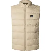 Pepe Jeans for man. PM4027189 Beige Puffer Vest (L), Casual, Polyamide