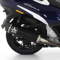 Arrow Urban Aluminium Dark With Carbon End Cap Peugeot Metropolis 400 ´17-21 Hyväksytty äänenvaimennin