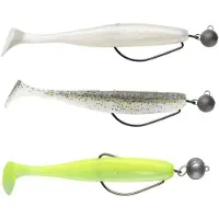 Swimy Pompei Shad+cheburashka Rig Pehmeä Viehe 7g 100 Mm 20 Yksiköt