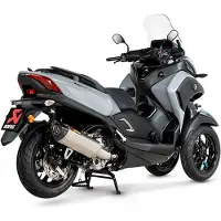 Akrapovic Scooter-Line-pakokaasujärj. EG-BE:llä S/O 1-1 TI - X-MAX/ TRICITY 300 21–