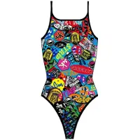 Turbo Stickers Colors Ohut Olkaimet Uimapuku