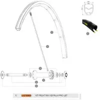 Mavic Ksyrium Pro Ust Vorderradfelge