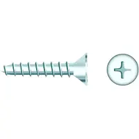 Seachoice Litteäkantainen Ruuvi 203.20 Mm 50 Yksiköt