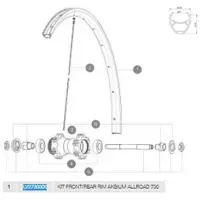 Mavic Aksium Disc Allroad Vanteet
