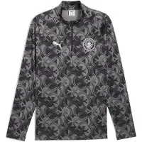 Puma Manchester City Fc 25/26 Ennen Ottelua Collegepaita Puolivetoketjulla