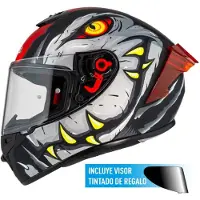 Nzi Trendy 3 Stream Raptor Clear+tinted Visor Kokokypärä