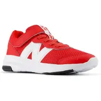 New Balance unisex for kids. PT578V1 578v1 Bungee Lace Shoes red (30), Flat, Laces, Velcro, Casual, Sport, Multisport, children's fashion