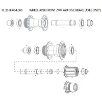 Sram 76d Disc Brake Etupyörän Akseli