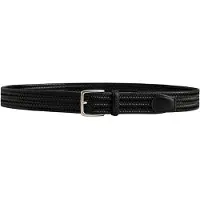 Gant Leather Elastic Braided Belt - Black - 100