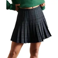 Superdry Check Pleated Lyhyt Hame