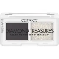 Catrice Diamond Treasures Cream to Powder Eyeshadow Luomiväripaletti 3 g Nr. 030 - Smokey Diamond