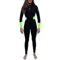 Kynay Surf Ultra Stretch Quick Dry 5/3 Mm Naisten Pitkähihainen Neopreenipuku Vetoketjulla Rinnassa