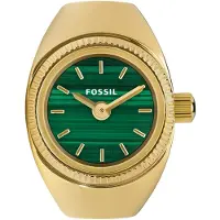 Fossil Sormus kulta / smaragdi