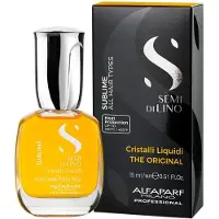 Alfaparf Milano Semi di Lino Sublime Cristalli kosteuttava öljy hiusten kiiltoa ja pehmeyttä lisäävä 15 ml