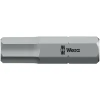 Wera 05056305001, 1 kpl, kuusikulmainen (metrinen), 2 mm, CE, GS, DVE, 25 mm, 25.4 / 4 mm (1 / 4)