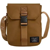 Pepe Jeans for man. PM0300012 Brown Gus shoulder bag (OSFA), Casual, Polyamide