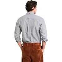 Gant for man. 3000140 Poplin shirt Regular Fit Banker Stripe black (3XL), Casual, Cotton, Long sleeve