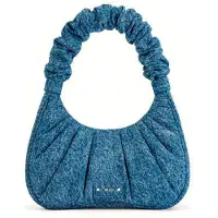 JW PEI Gabbi Ruched Denim Käsilaukku