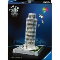 Ravensburger 3D Puzzle: 3D Iconics - Torre Pendente Di Pisa Night Edition (216pcs) (12008028)