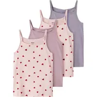 Name it Nkfstrap Top 4P Aop Noos - Pink - 104
