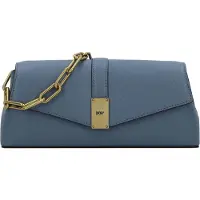 DKNY Conner Käsilaukku Nahka 26 cm Sininen