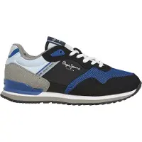 Pepe Jeans for girl. PBS400004 Trainers London City blue (37), Flat, Laces, Casual, children's fashion
