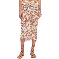 Sundek Long With Optic Flower Print Sarongi