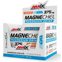 Amix Magnechel Magnesium Chelate 375mg Energiajuoman Kerta-annospakkaus 20 Yksiköt