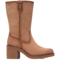 Refresh for woman. 17304003-BEIGE Ankle boots 173040 brown (40), 3 to 5 cm, Zip, Casual