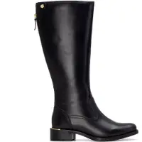 Carmela for woman. 16264202-NEGRO Leather Boots 162642 black (36), 1 to 3 cm, Zip, Casual