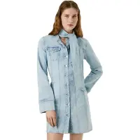 Pepe Jeans Ella Scarf Denim Pitkähihainen Mekko