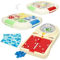 Colorbaby 3-in-1 Parchis-oca Ja Elektroninen Bingo -lautapeli