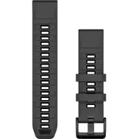 Garmin Quickfit 22 mm silikoniranneke musta 010-13392-10