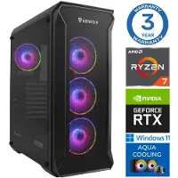 INTOP Tietokone AQUA Ryzen 7 7700X 16GB DDR5 500SSD M.2 NVME RTX5070 12GB WIN11