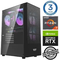 INTOP Tietokone Ryzen 7 5700X 32GB 500SSD M.2 NVME RTX3050 6GB no-OS